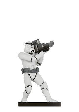 Star Wars Miniatures Jedi Academy Heavy Clone Trooper  #15 